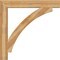 Ekena Millwork Thorton Block Rough Sawn Bracket, Western Red Cedar, 6"W x 48"D x 48"H BKT06X48X48THR05RWR - alternate 3